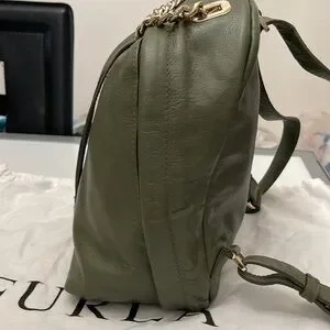 Furla | Bags | Furla Green Leather Backpack Womens Size S  display picture 3